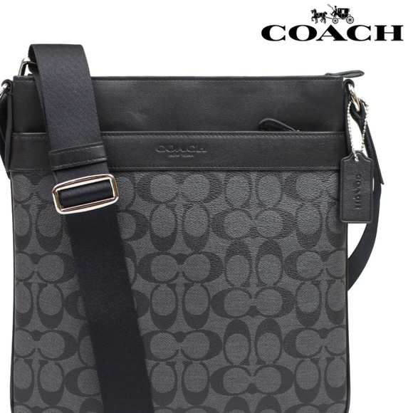 Coach Handbags - COACH Unisex Crossbody Bag Black Gray OS
